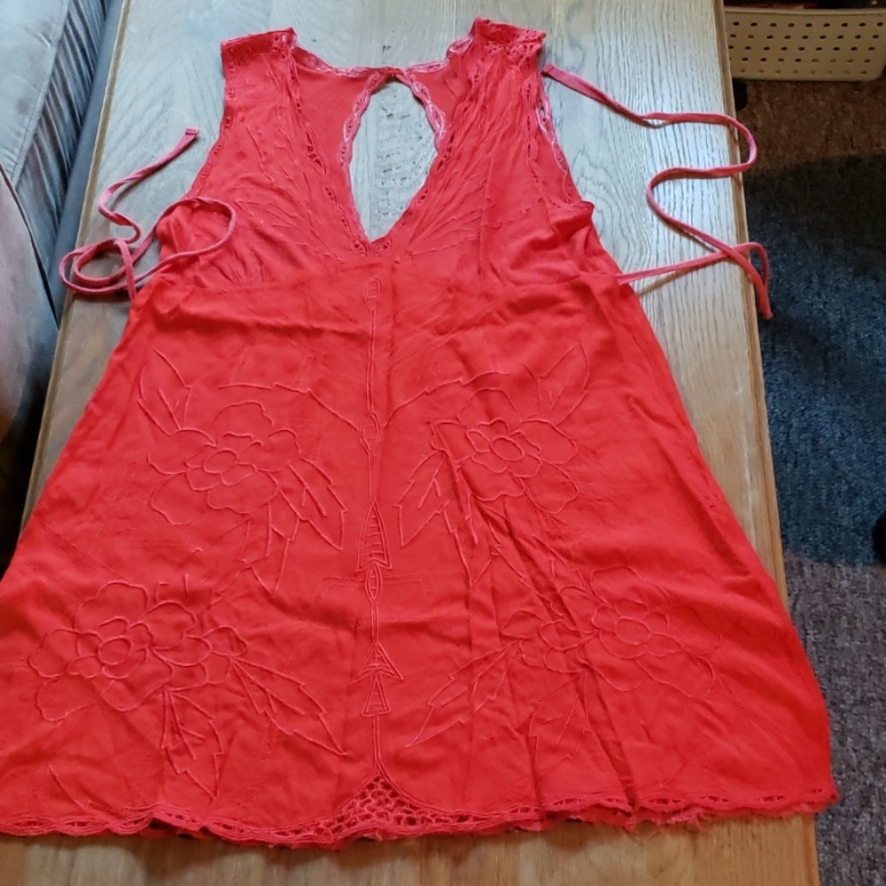 Free People Red Dress